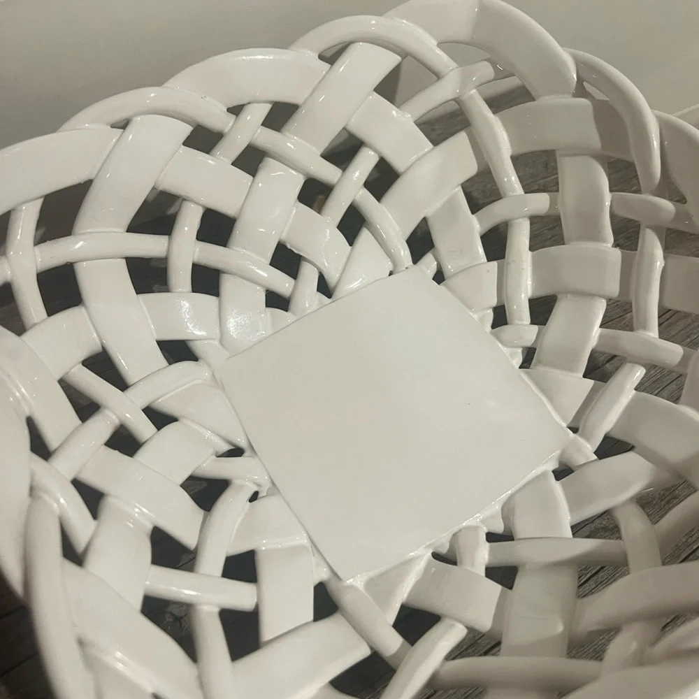 PRIMO'GI Chic Woven Ceramic Italian Basket